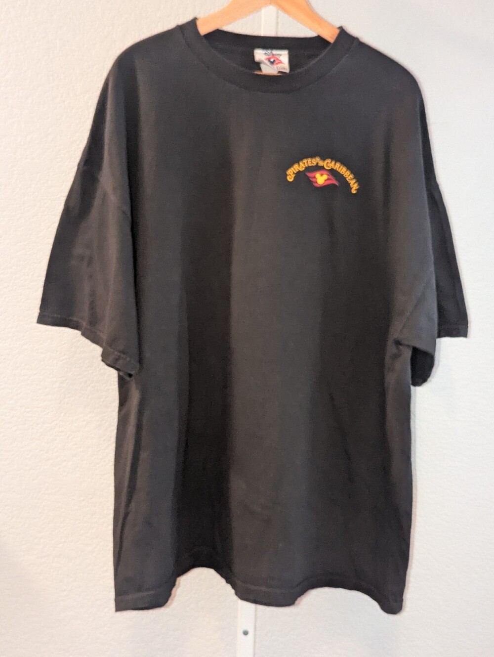 Vintage Disney Cruise Line Pirates of the Caribbean Mickey Mouse Shirt 3XL